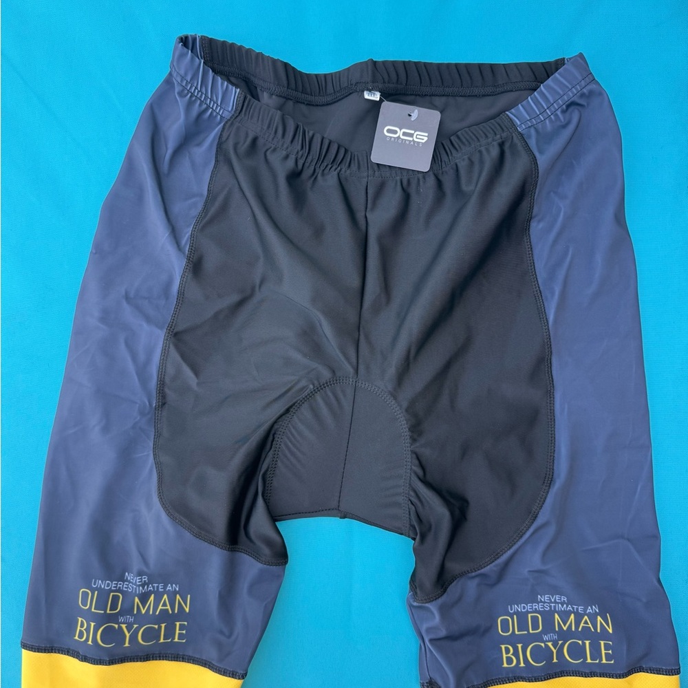 🚴‍♂️Black and Blue PADDED Cycling Shorts🚴‍♂️